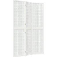 Berkfield Home Folding 3-Panel Room Divider Japanese Style 120x170 cm White