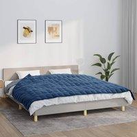 Berkfield Home Weighted Blanket Blue 155x220 cm 7 kg Fabric