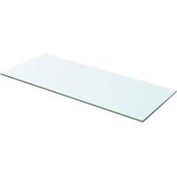Berkfield Home Shelves 2 pcs Panel Glass Clear 60x20 cm