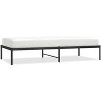 Berkfield Home Metal Bed Frame Black 90x190 cm Single
