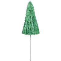Berkfield Home Hawaii Beach Umbrella Green 240 cm