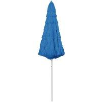 Berkfield Home Hawaii Beach Umbrella Blue 300 cm