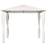 Berkfield Home Gazebo with Post Covers 3x3x2.6 m Cream 160 g/m