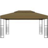 Berkfield Home Gazebo 3x4 m Taupe 180 g/m