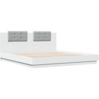 Berkfield Home Soft Bed Frame without Mattress White 160x200 cm