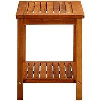 Berkfield Home Decorative Coffee Table 50x35x45 cm Solid Acacia Wood in Brown | Size: 50 x 35 x 45 cm