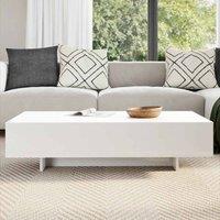 Berkfield Home Elegant Coffee Table High Gloss White