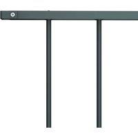 Berkfield Home Durable Fence Panel Powder-coated Steel 1.7x1.25 m Anthracite in Dark Grey