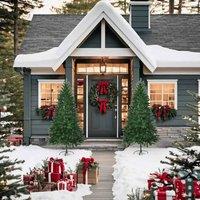 Berkfield Home Beautiful Faux Christmas Tree Lifelike Needles 150 cm Green