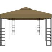 Berkfield Home Stable Garden Gazebo 6x3x2.7 m Taupe 180 g/m
