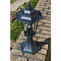 Berkfield Home Decorative Garden Lights 2 pcs Dark Green/Black Aluminium in Green