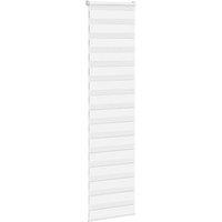 Berkfield Home Elegant Zebra Blind White 60x200 cm Fabric Width 55.9 cm Polyester