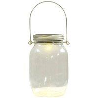 Berkfield Home Solar Glass Light for Outdoor 12 pcs Warm White in Silver