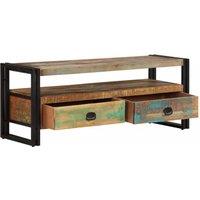 Berkfield Home TV Cabinet Solid Reclaimed Wood