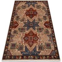 RugsX Wool Keshan Rug in Beige | Size: 80 cm x 145 cm