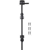 VOGREX 18inch Cane Drop Down Bolt Door Gate Garage Shed Sliding in Black