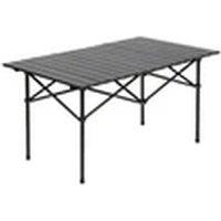 Havendro 120*56*50cm Folding Camping Table with Handbag Portable Garden Beach in Black