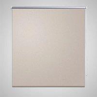 Berkfield Home Roller Blind Blackout 120 x 175 cm Beige