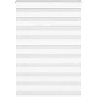 Berkfield Home Zebra Blind White 105x100 cm Fabric Width 100.9 cm Polyester