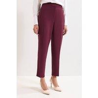 Phase Eight Women's Fara Taper Trousers in Wine | Size: 10