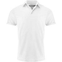 James Harvest Men's American Supreme Polo Shirt in White | Size: Large