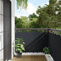 Berkfield Home Balcony Screen Oxford Fabric 90x600 cm Anthracite in Dark Grey