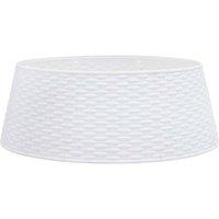 Berkfield Home Christmas Tree Skirt White 65x23 cm Plastic | Size: 65x23 cm