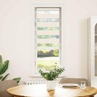 Berkfield Home Zebra Blind Marble Beige 40x150 cm Fabric Width 35.9 cm Polyester