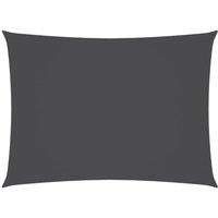 Berkfield Home Sunshade Sail Oxford Fabric Rectangular 2.5x4 m Anthracite in Dark Grey