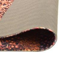 Berkfield Home Kitchen Floor Mat Washable Spice 45x150 cm
