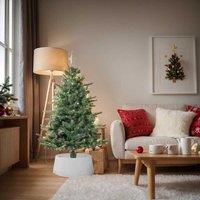 Berkfield Home Christmas Tree Skirt White 65x23 cm Plastic | Size: 65x23 cm