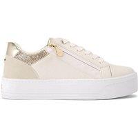 Carvela Women's 'Statement Zip' Trainers in Beige | Size: 7