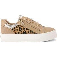 Carvela Women's 'Statement Zip' Trainers in Camel | Size: 6