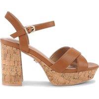 Carvela Women's 'Sonata Cork' Sandals in Tan | Size: 5