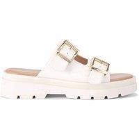 Carvela Women's 'Bormio Buckle' Sandals in White | Size: 6
