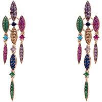 Latelita Women's Valencia Rainbow Earrings Rosegold