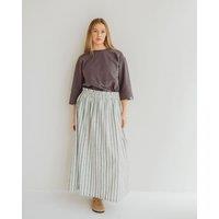 Turtledove London Women's Anna Multicolur Multifunctional Stripe Print Maxi Skirt | Size: 14-18