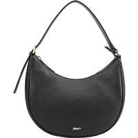 Paul Costelloe Women's Kiewa Leather Shoulder Bag in Jet Black