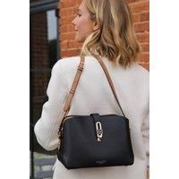 Luella Grey Women's 'Margy' Zip Top Crossbody in Black