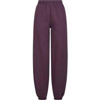 Build Your Brand Women's Fluffy Sweatpants in Purple | Size: Medium
