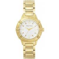 Nautica Women's NAPCPR004 36mm Quartz Watch in Gold