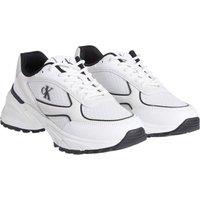 Calvin Klein Women's Hike Runner Mesh Mix Met Mg Bright White/Black in White | Size: 36