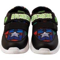 Marvel Boy's Superhero Avengers Trainers in Black | Size: Infant 9