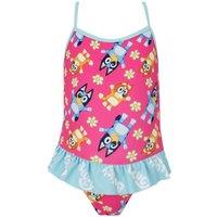 Bluey Girl's Swimming Costume in Pink | Size: 3-4 Years