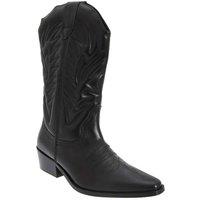 Woodland Men's High Clive Western Cowboy Boots in Black | Size: 11