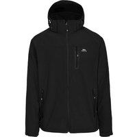 Trespass Men's Accelerator II Waterproof Softshell Jacket in Black | Size: 2XS
