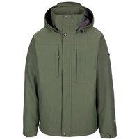 Trespass Men's Discott Waterproof Jacket in Dark Green | Size: Small