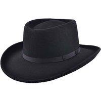 XPOSED Men's Stylish Crushable Wide Brim Curved Hat For All Occasions in Black | Size: XL