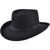 XPOSED Men's Stylish Crushable Wide Brim Curved Hat For All Occasions in Black | Size: Medium