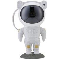 H&O Direct Astronaut Galaxy Projector Tabletop Decor in White
